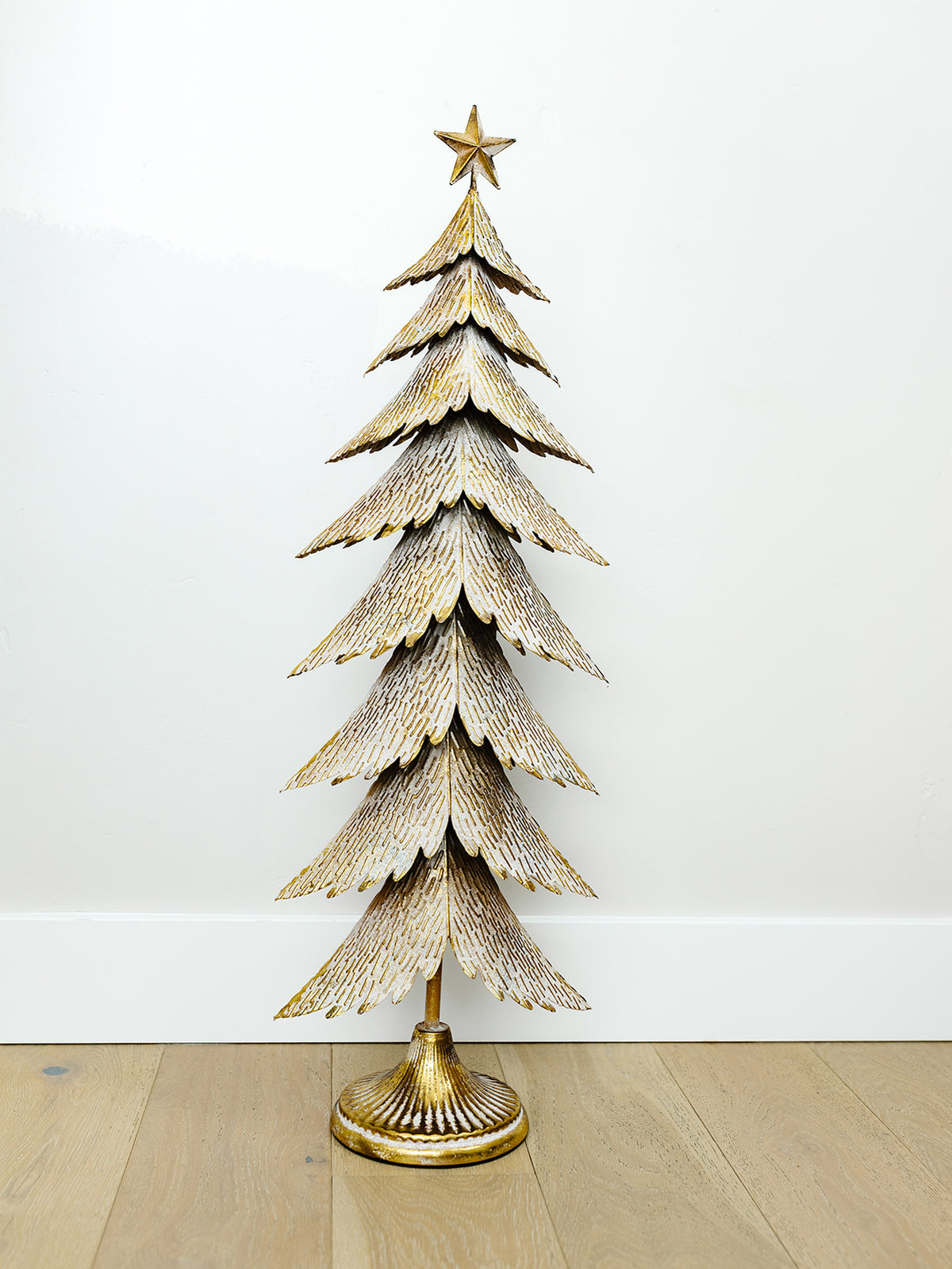 Antique Gold Christmas Tree - 2 Sizes (local pick up only on this item)