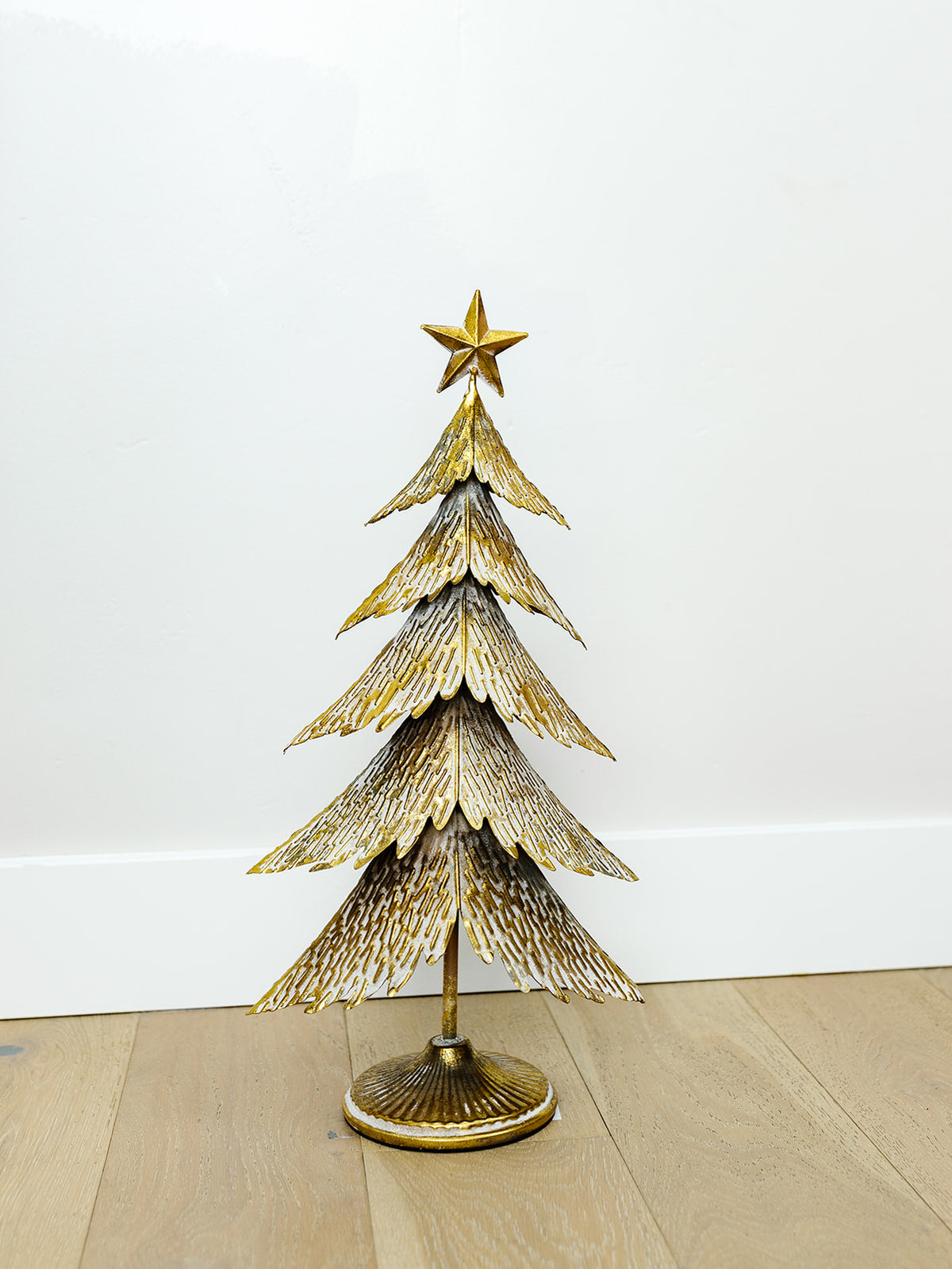 Antique Gold Christmas Tree - 2 Sizes (local pick up only on this item)