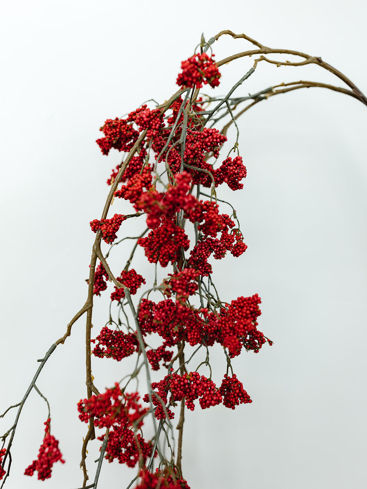 Red Mini Berry Hanging Spray - 55.5"