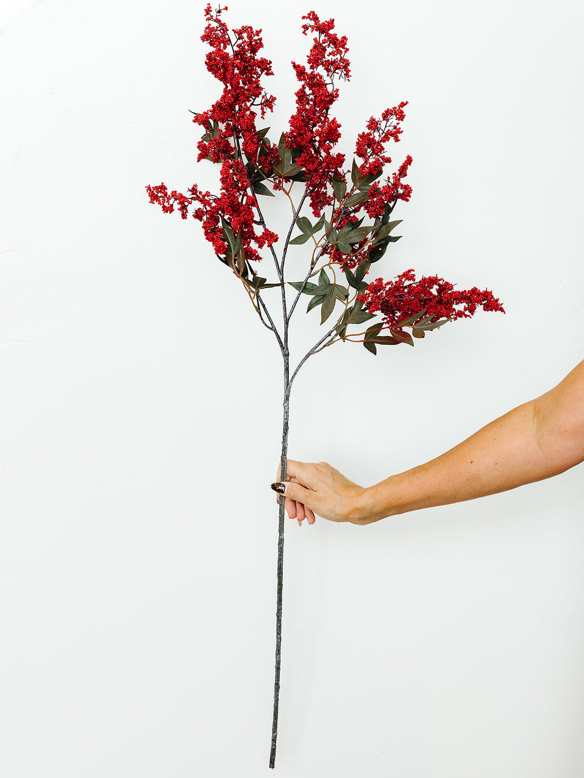 Mini Red Berry Spray - 41"