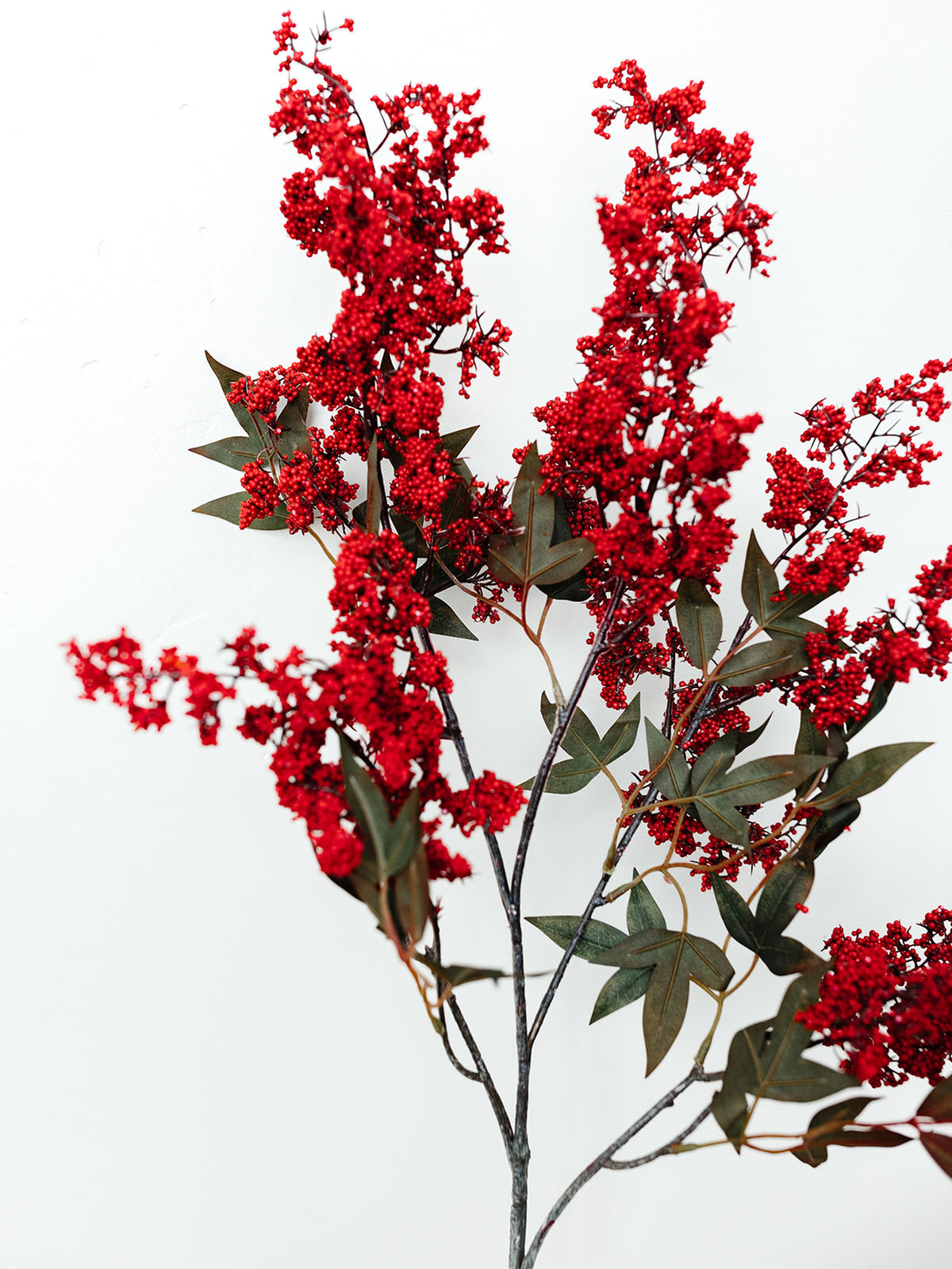 Mini Red Berry Spray - 41"