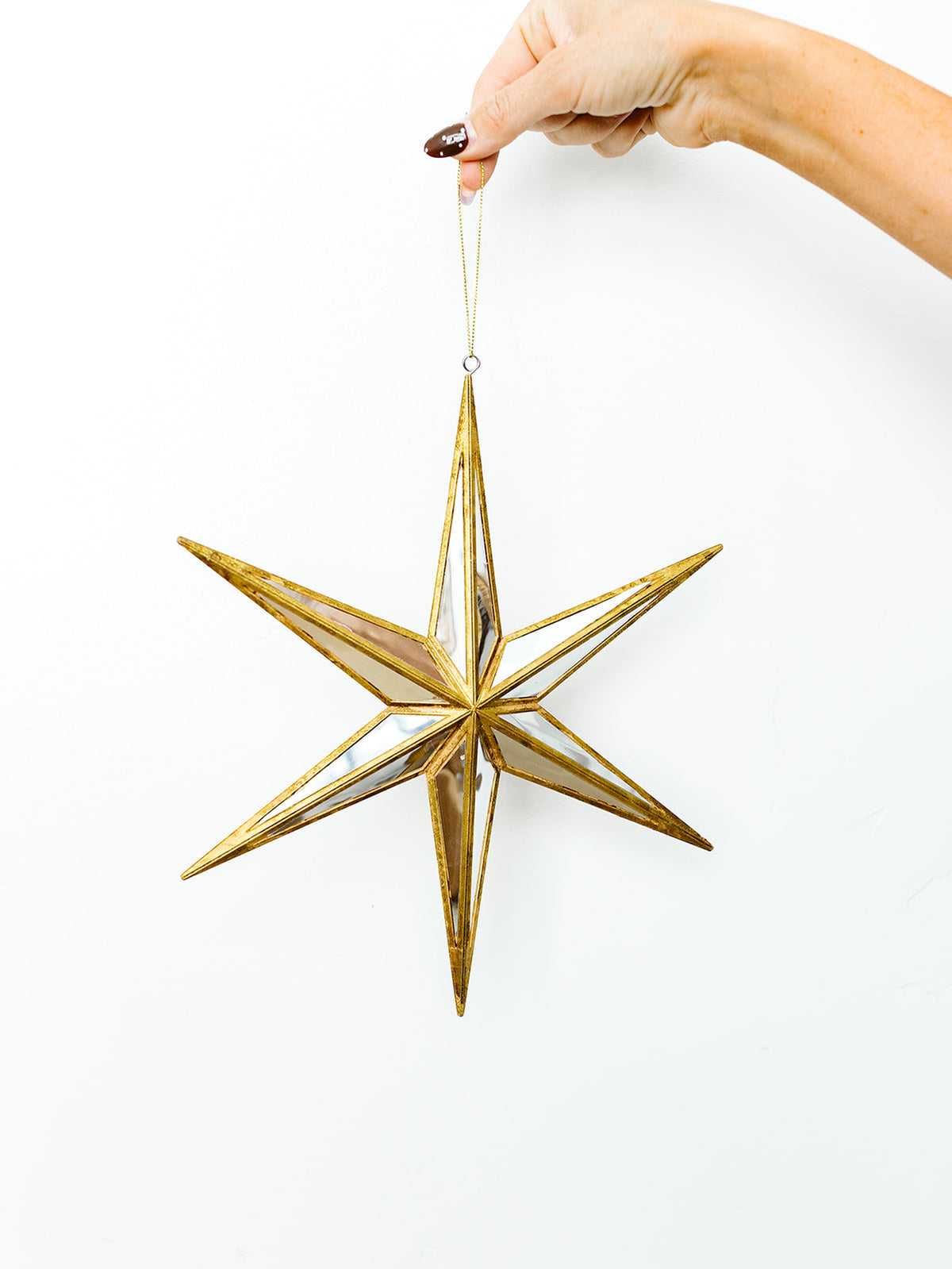 Mirrored Star Ornament - 12"