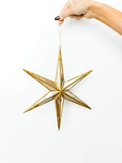 Mirrored Star Ornament - 12"