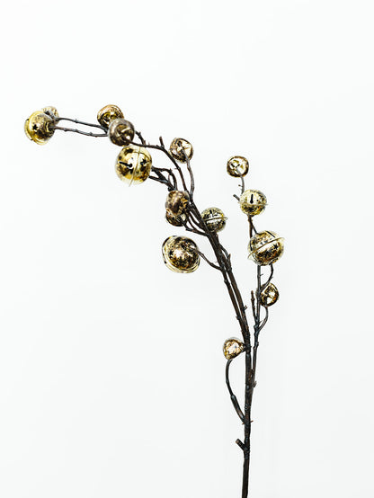 Antique Gold Bell Branch - 30"
