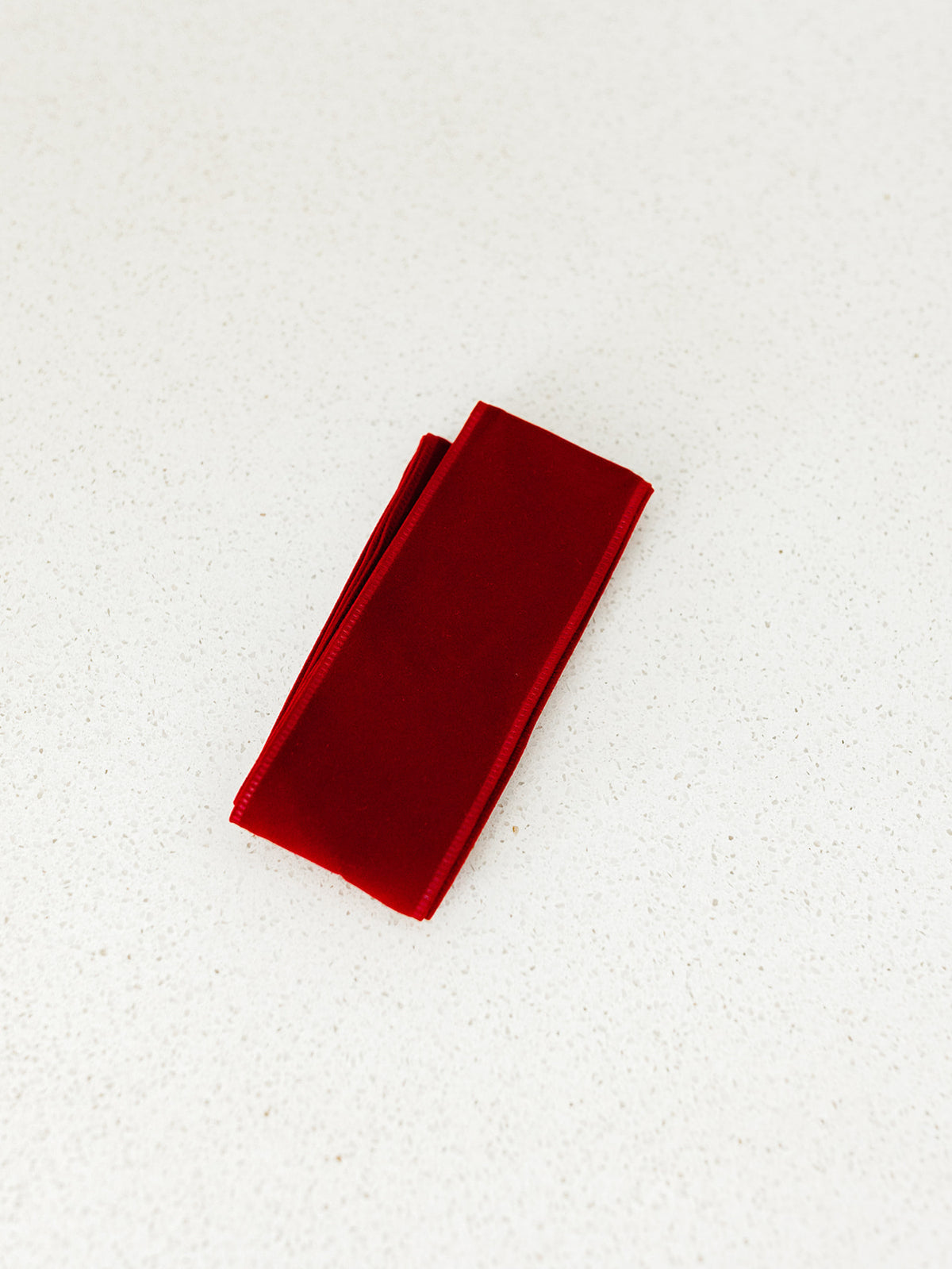 Dark Red Velvet Ribbon - 3 Widths