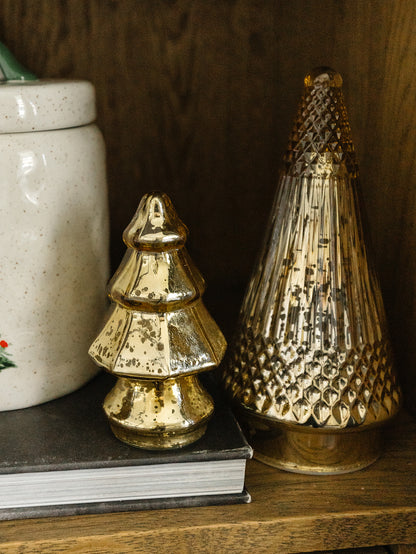 Mini Gold Mercury Tree - 4 Styles