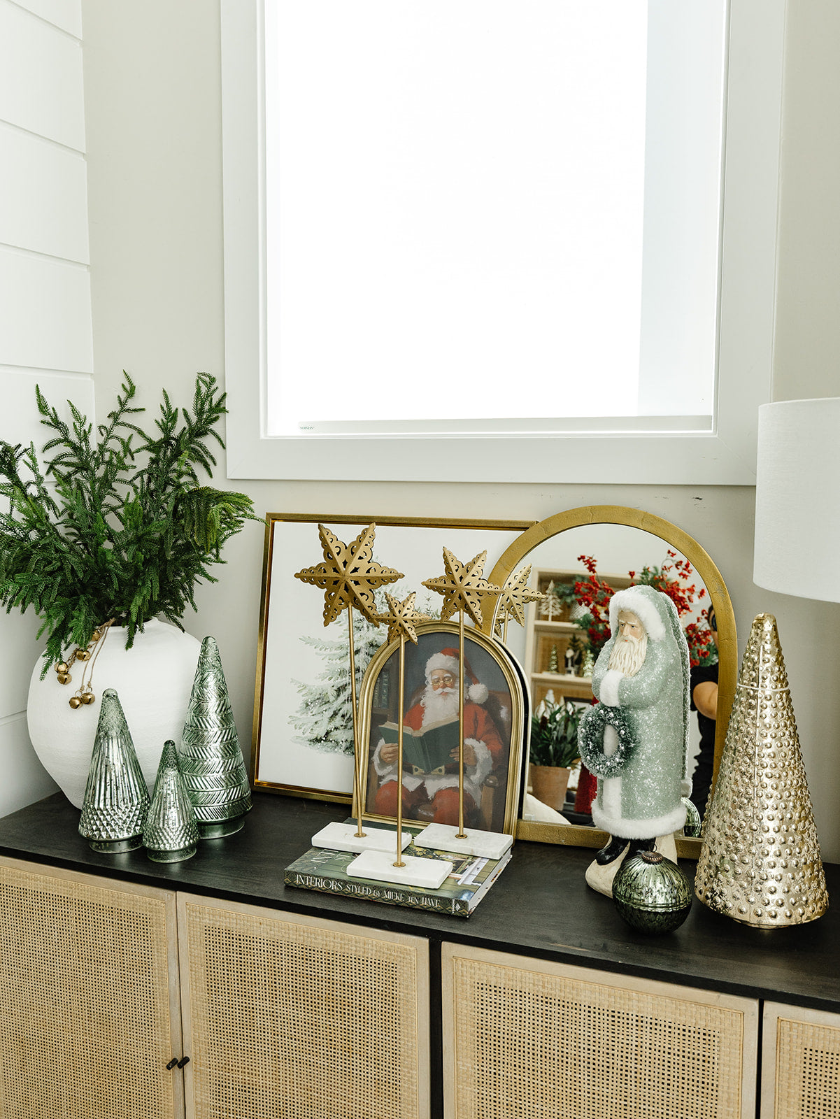 Gold Metal Stars on Marble Base - Set of 3