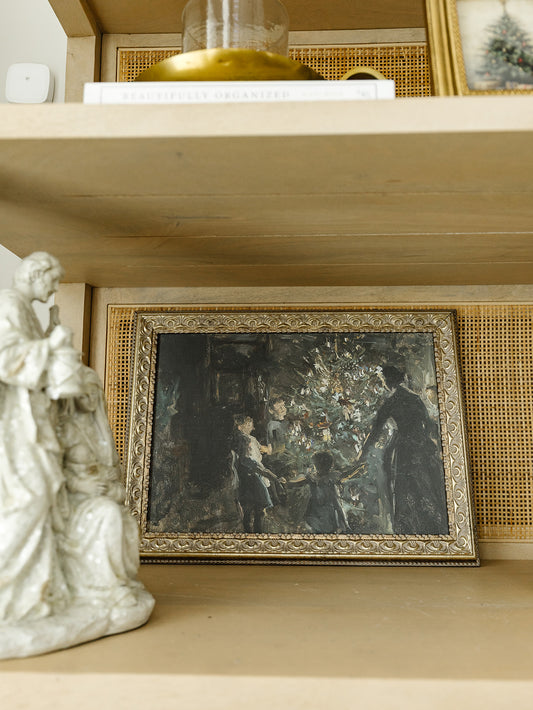 Gather Around the Christmas Tree - Framed Art