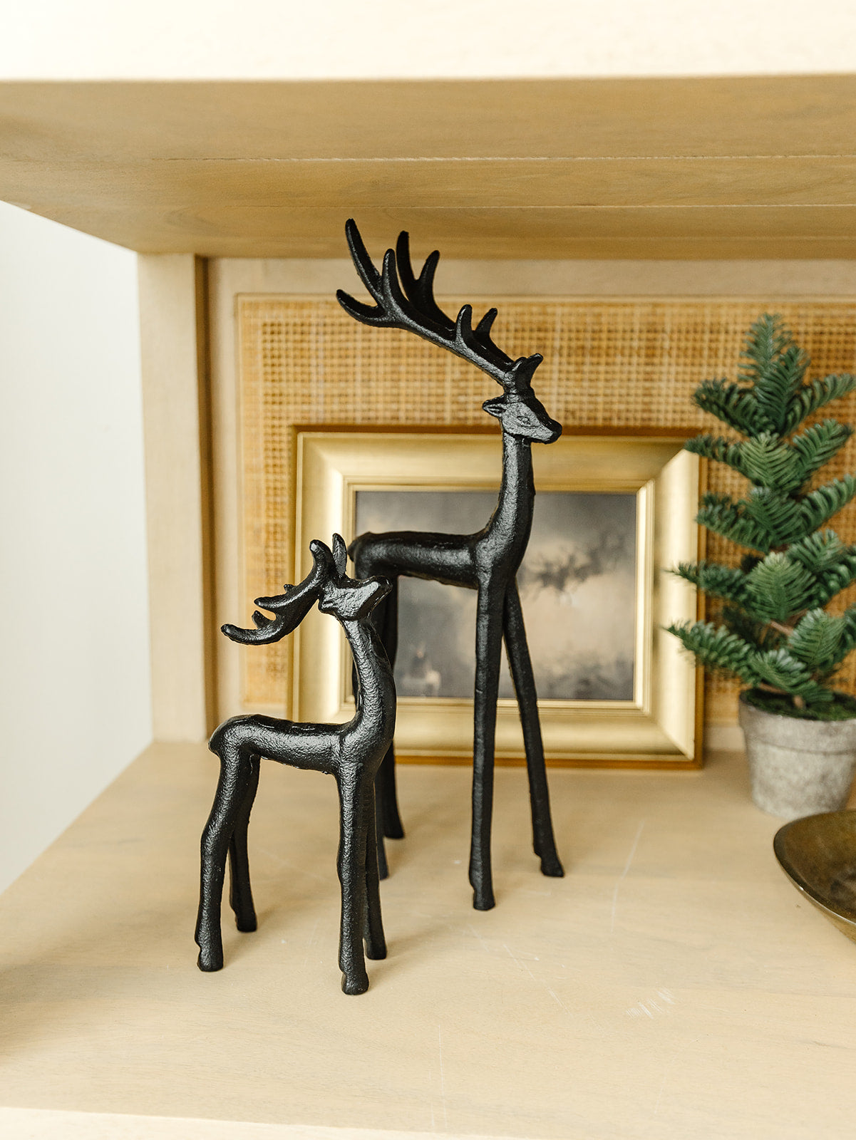 Iron Reindeers - Set of 2