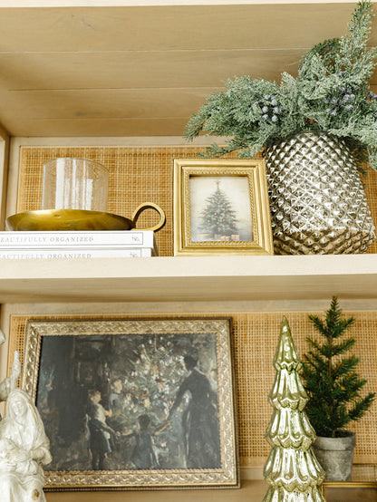 Gilded Christmas Framed Art - 2 Styles