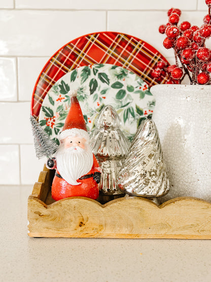 Santa with Tinsel - 2 Styles