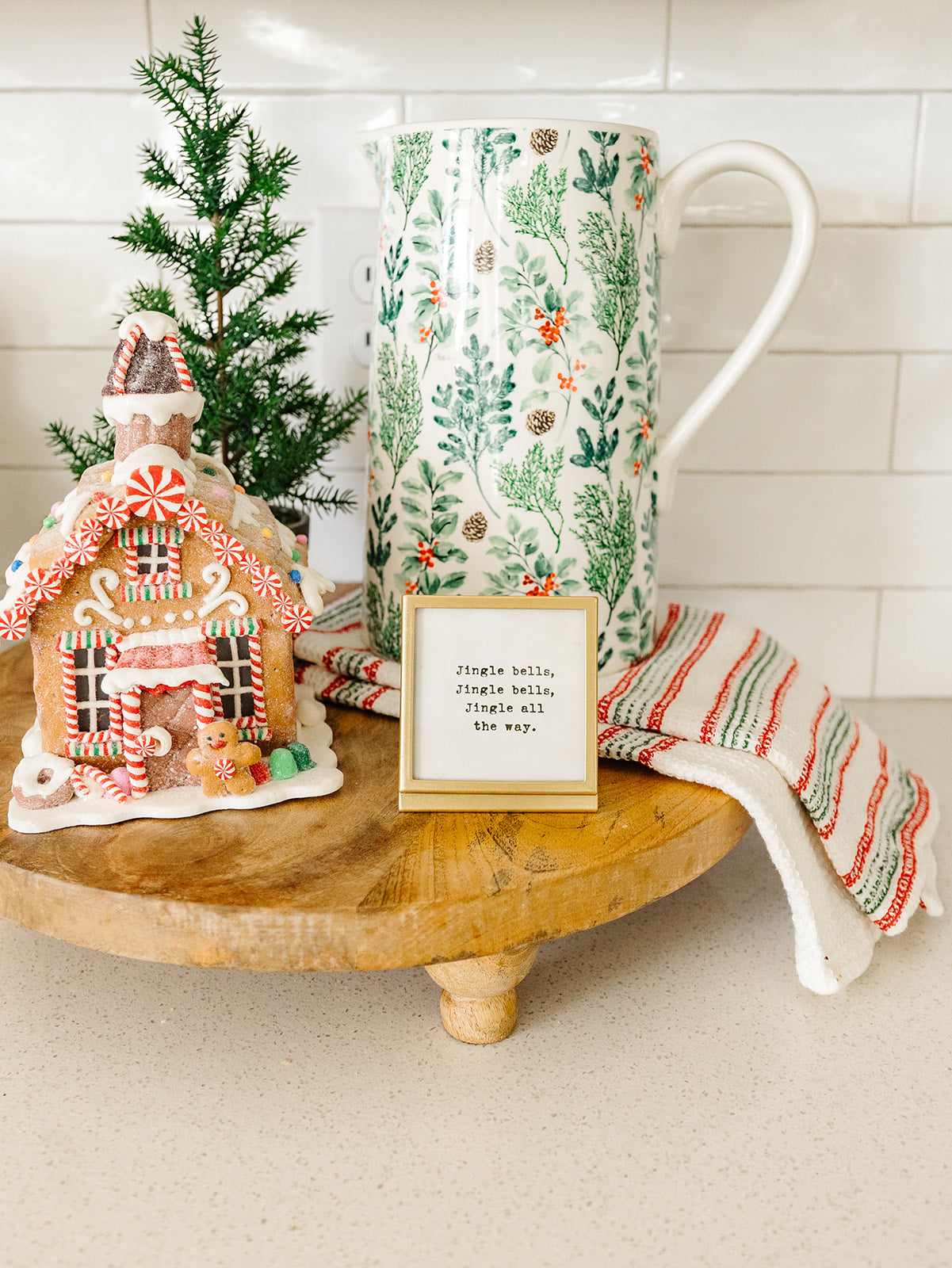 Holiday Branches Pitcher