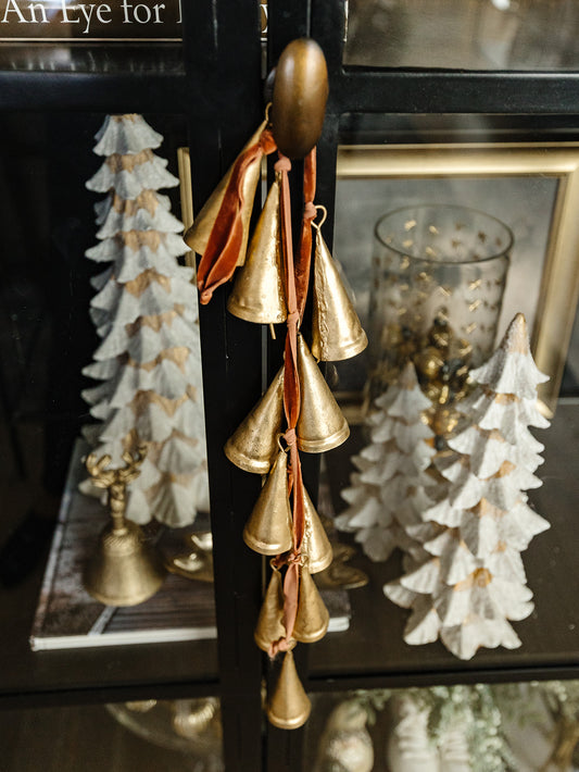 Velvet Ribbon Bundle Bells - 16"