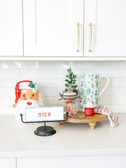 Naughty Nice Flip Sign