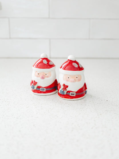 Santa Salt and Pepper Shakers - Set of 2