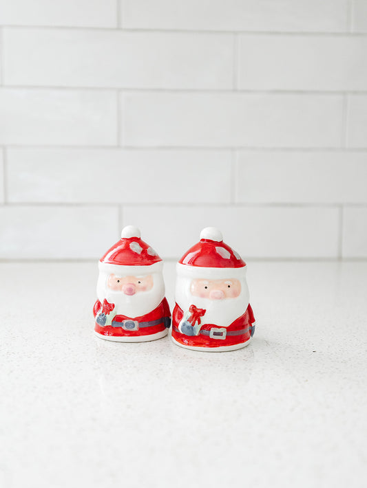 Santa Salt and Pepper Shakers - Set of 2