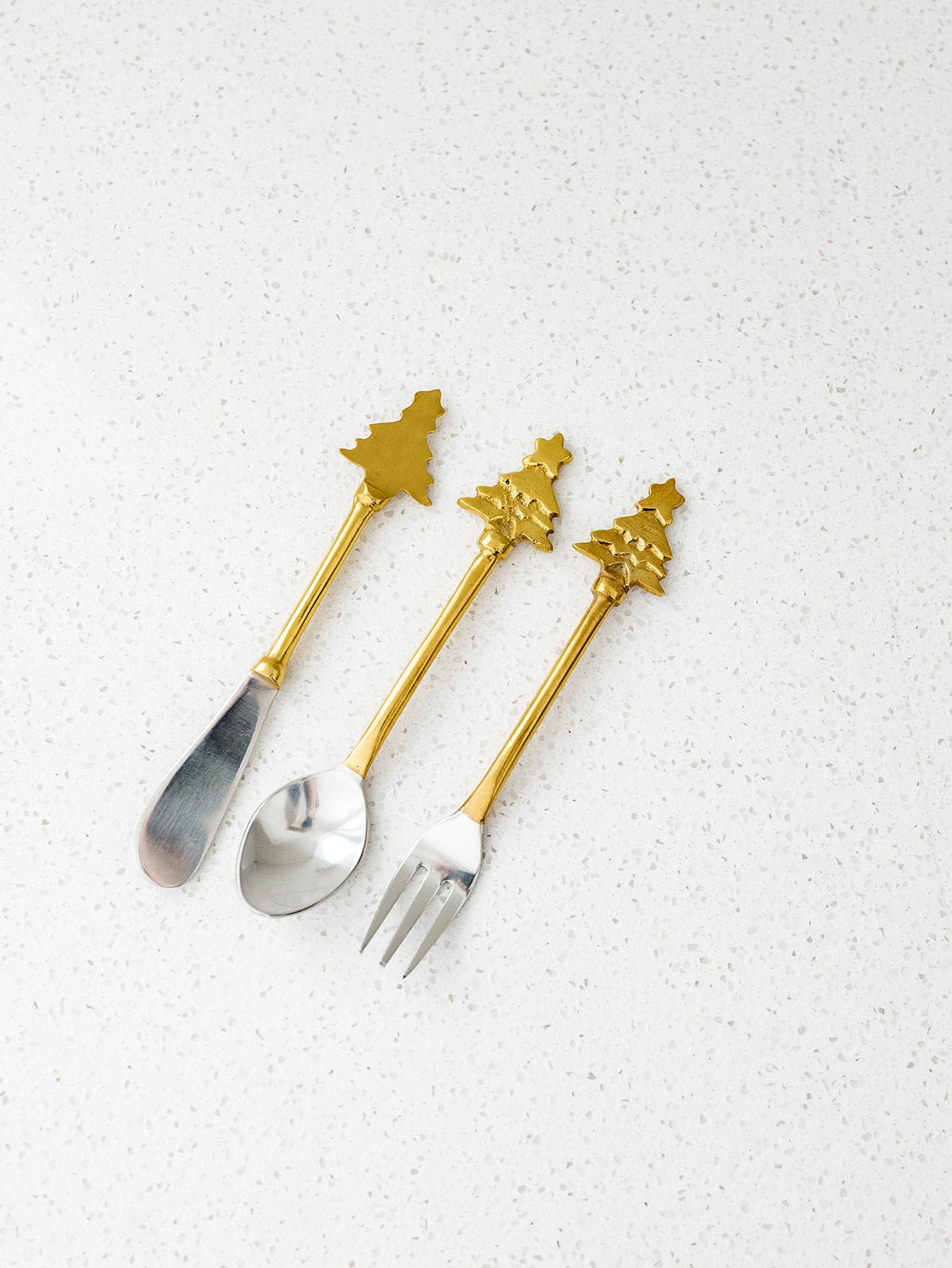 Appetizer Utensils with Tree - Set of 3