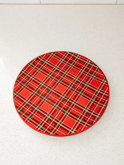 Plaid Plate - 10"