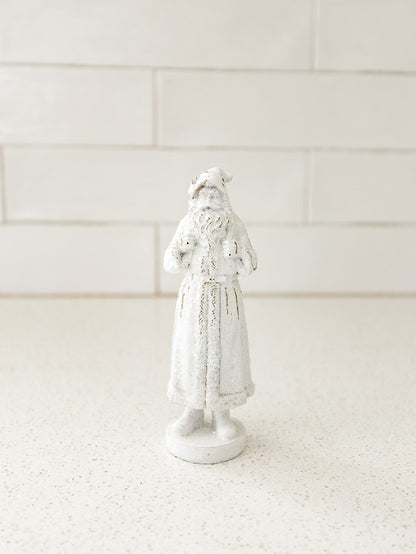 White Glittered Santa - 2 Styles