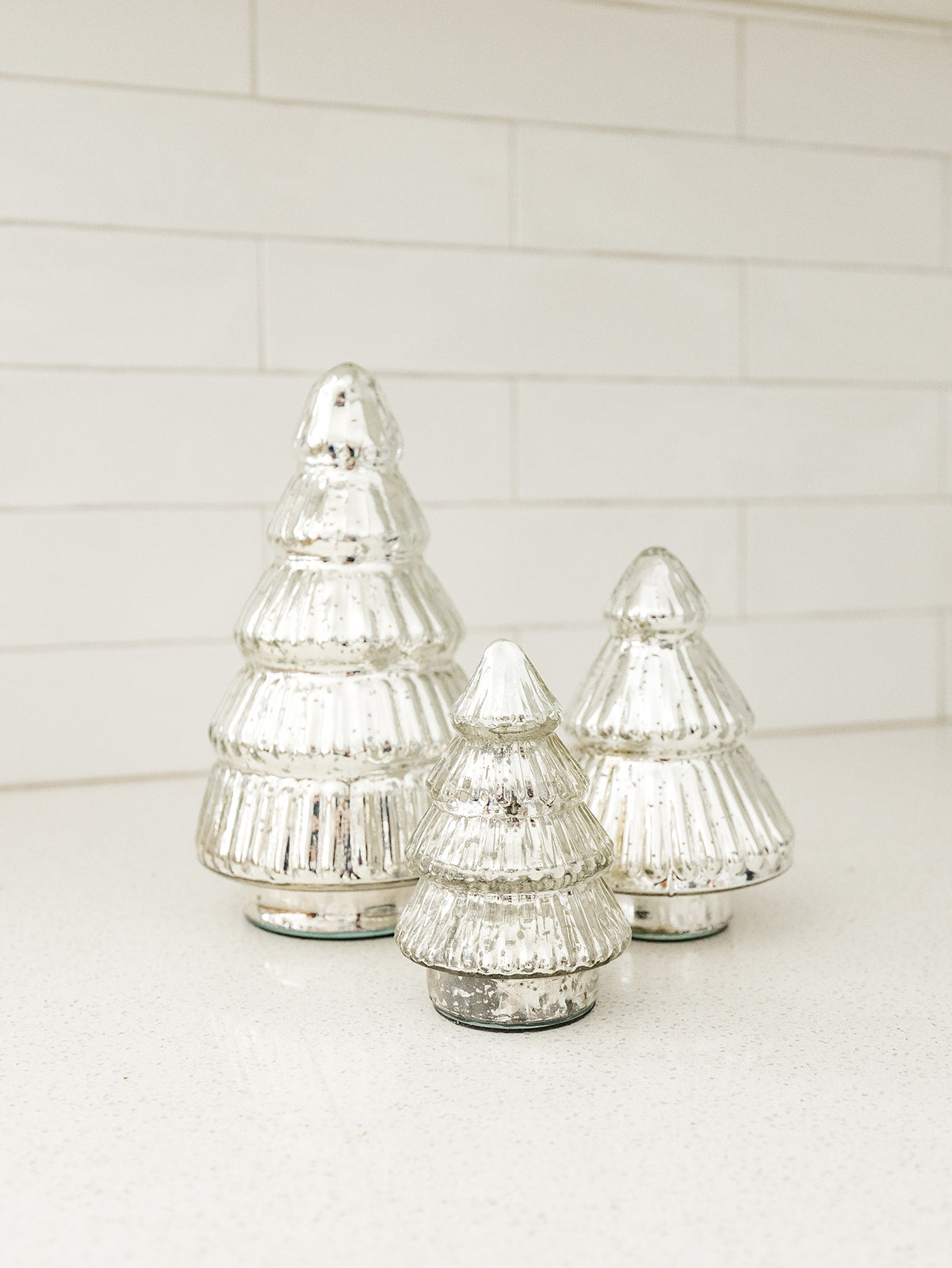Silver Mercury Christmas Tree - 3 Sizes