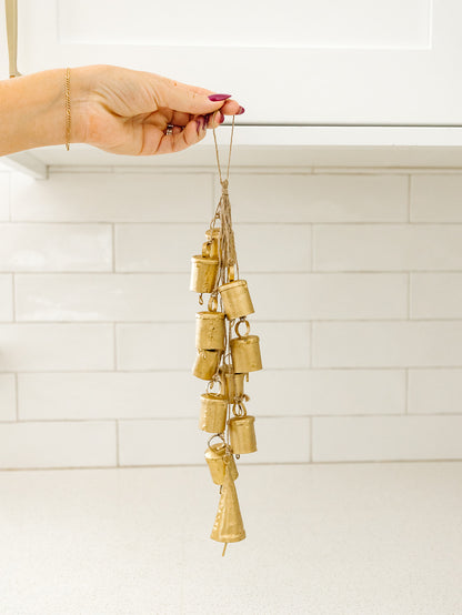 Gold Handmade Hanging Bells