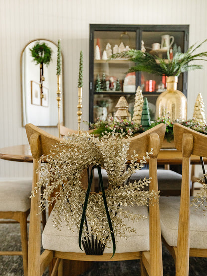 Champagne Glittered 16" Wreath