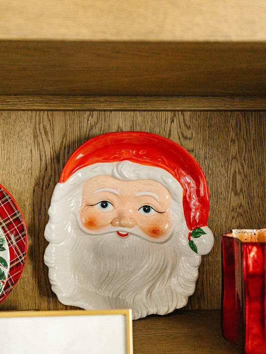 Vintage Santa Platter