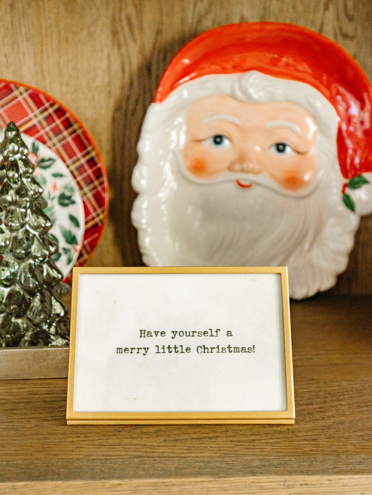 Gold Finish Frame with Saying - 3 Styles