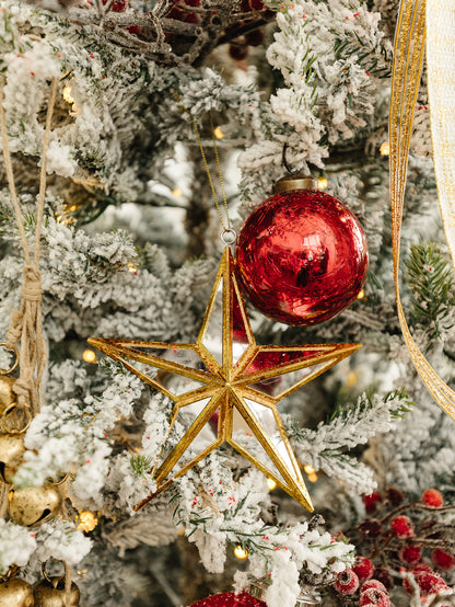 Mirrored Star Ornament - 6"