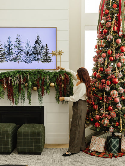 Grand Sleigh Bell Garland - 72"