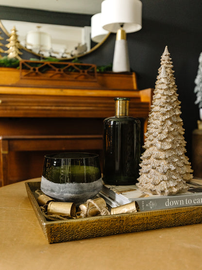 Balsam and Cedar Large Baltic Glass Candle