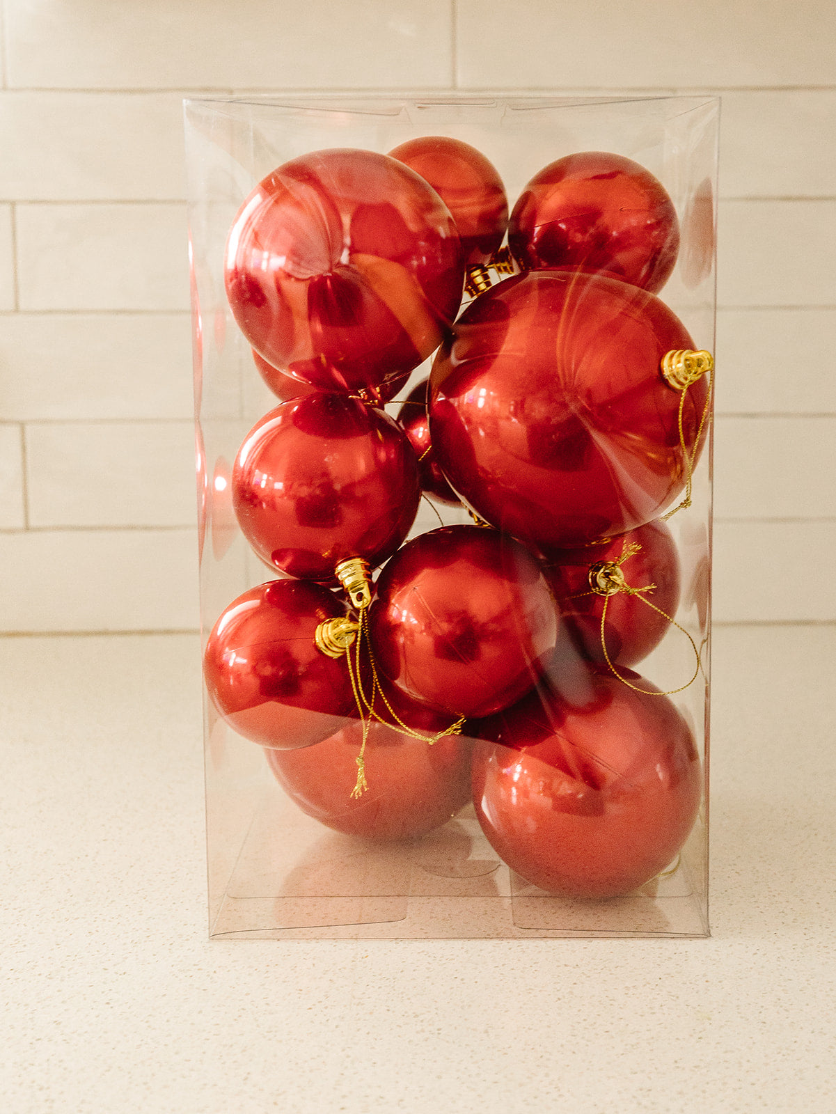 Shatterproof - Red Boxed Set of Ornaments - 2 Styles