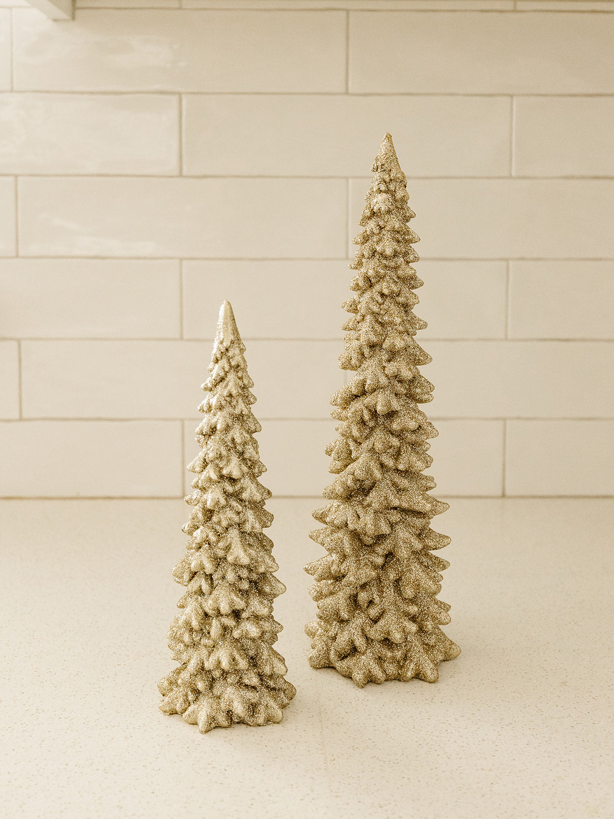 Champagne Glitter Tree - 2 Sizes