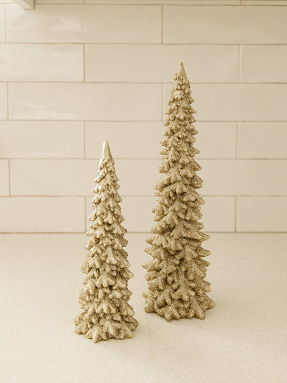 Champagne Glitter Tree - 2 Sizes