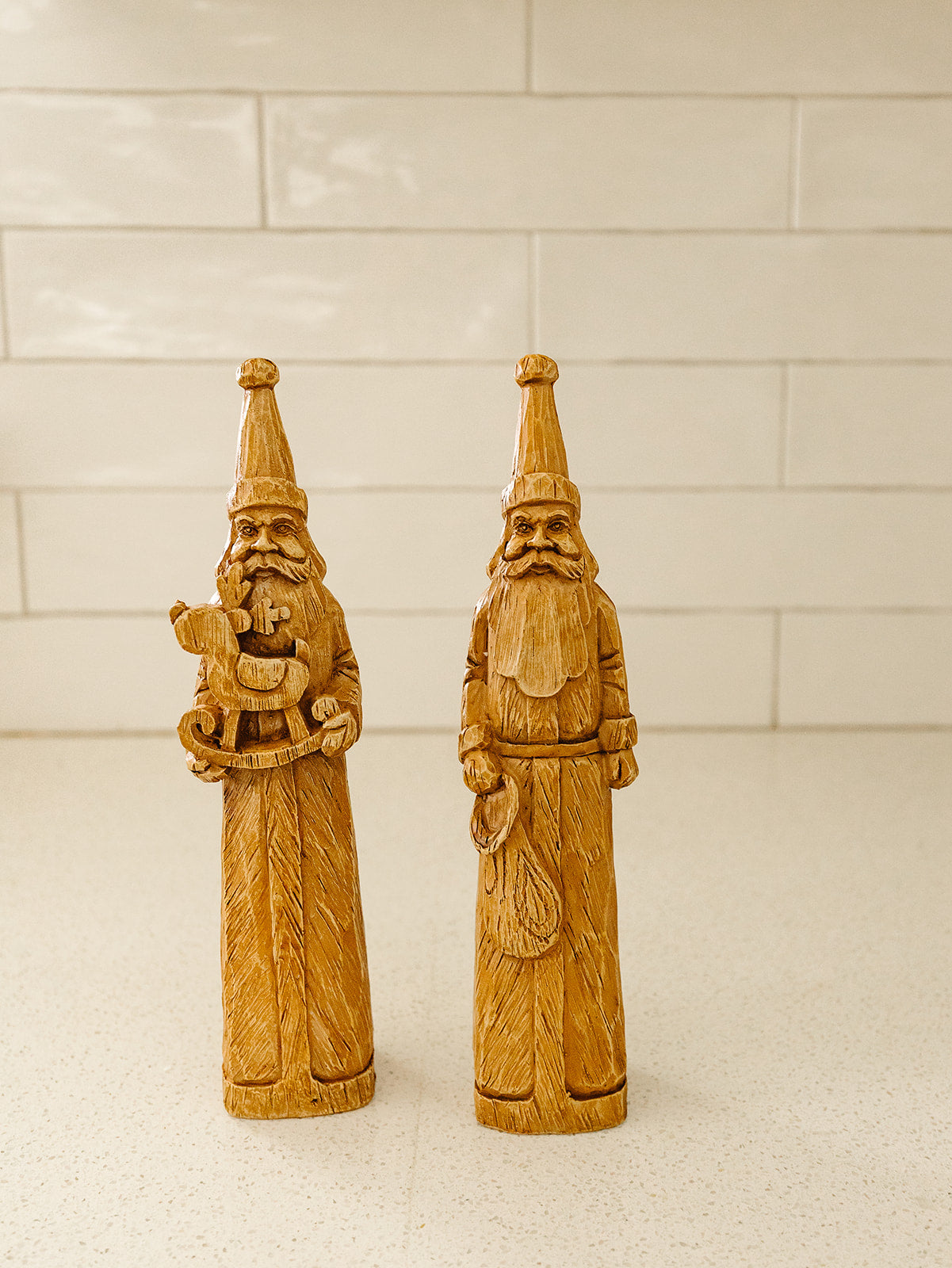 Wood Cut Saint Nick - 2 Styles