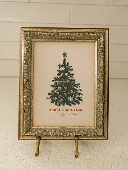 Happy New Year Tree Framed Art - 2 Sizes