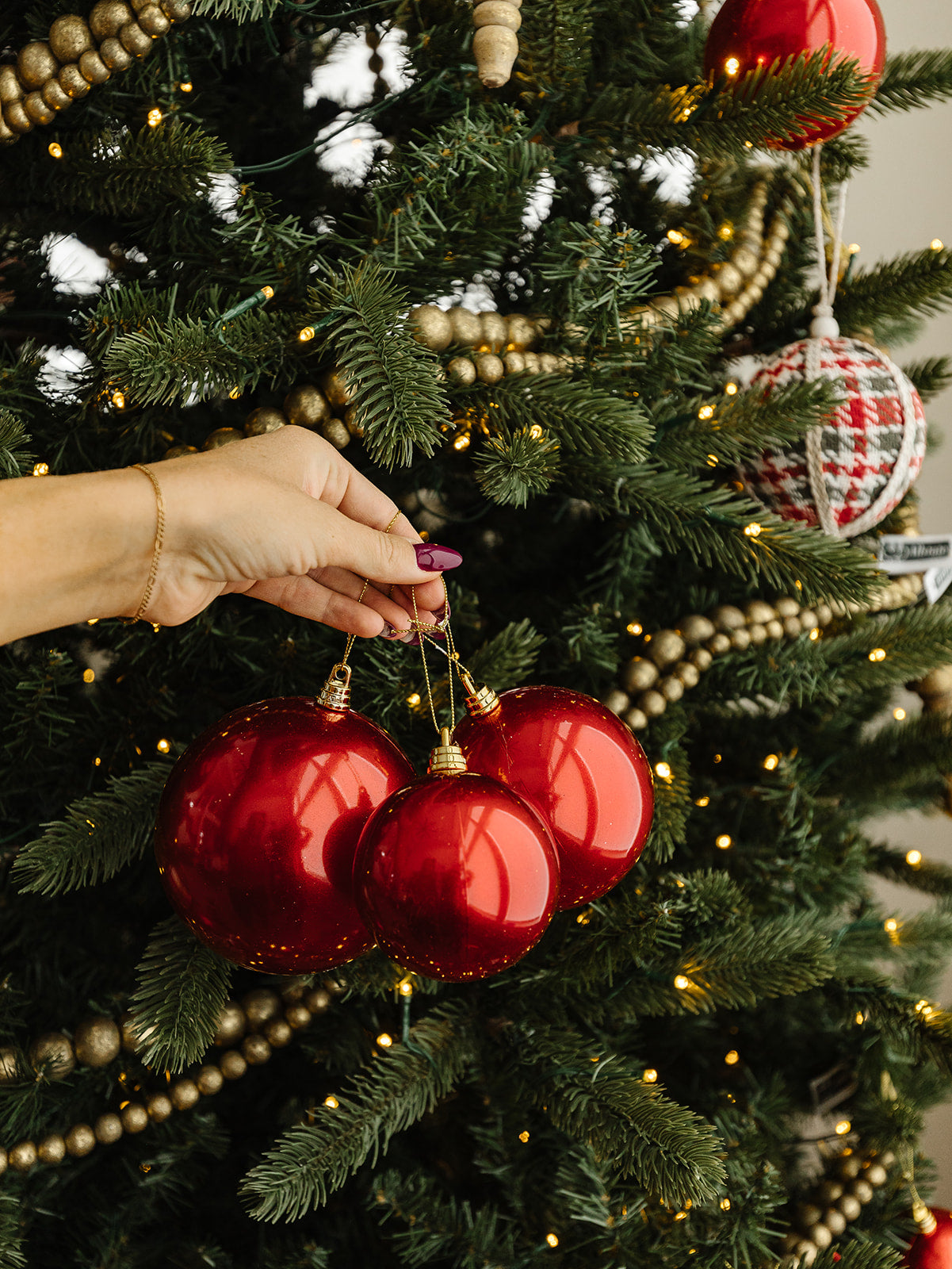 Pearlized Red Ornament - 3 Sizes - Available for Shipping*