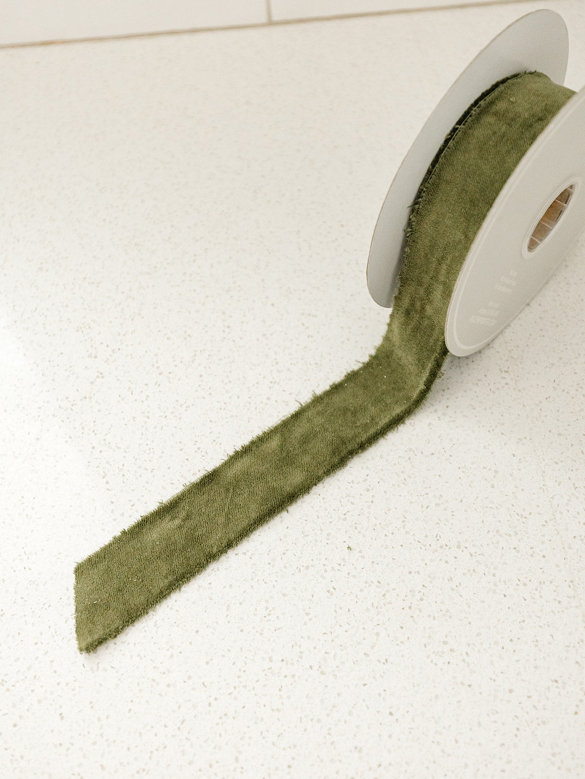 Velvet Frayed Edge Ribbon - 3 Colors