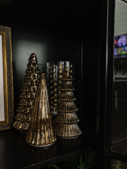 Davos LED Antique Gold Tree - 4 Sizes and Styles