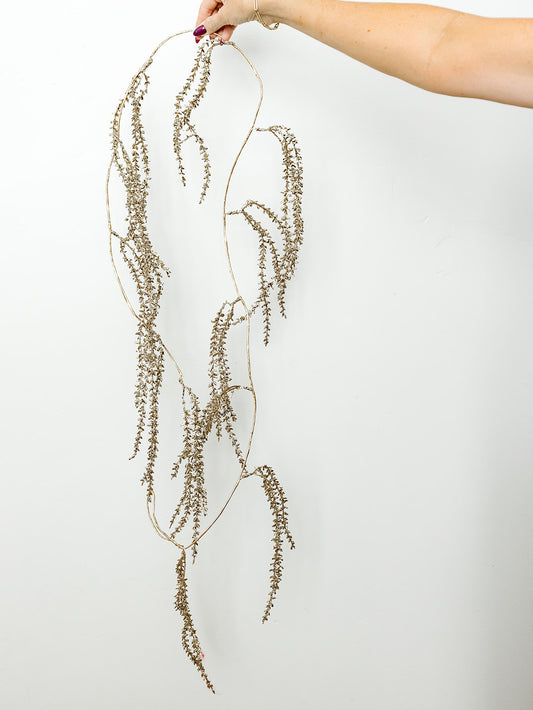 Gold Faux Leaf Garland