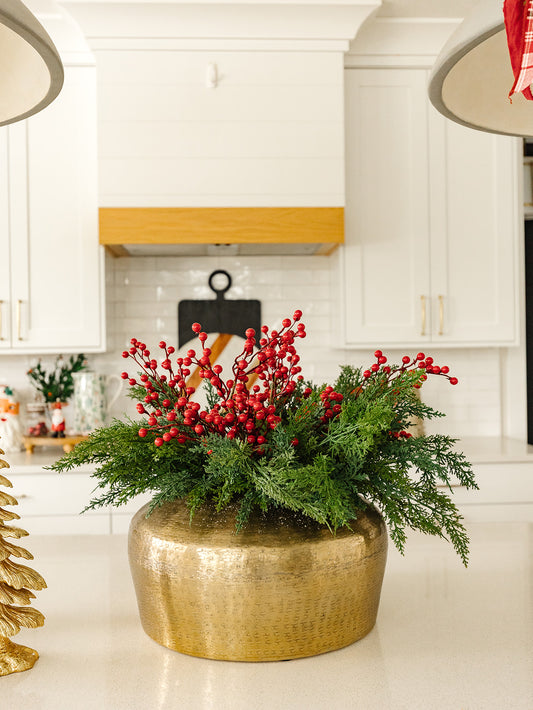 Textured Gold Vase