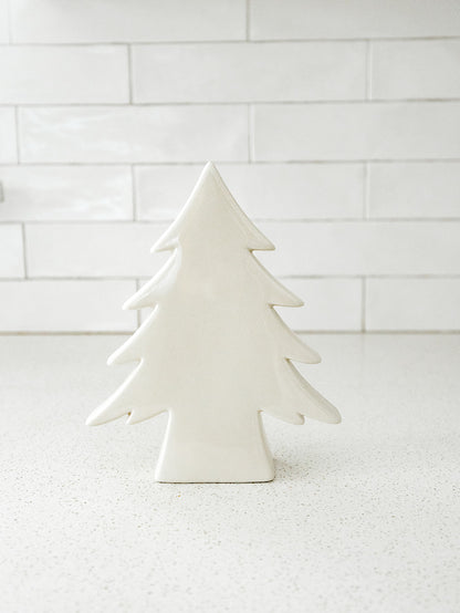 Teton White Ceramic Tree - 3 Sizes