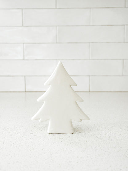 Teton White Ceramic Tree - 3 Sizes