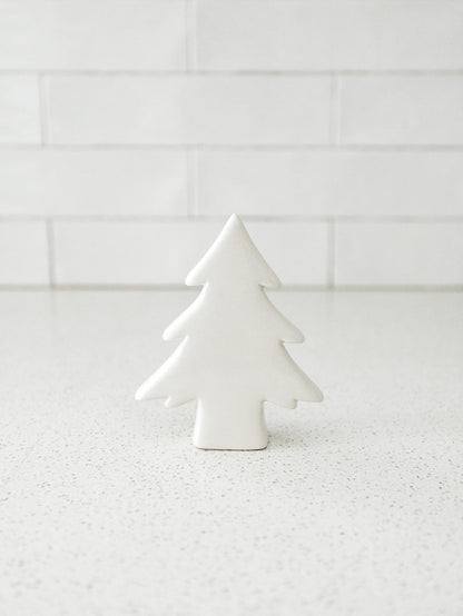 Teton White Ceramic Tree - 3 Sizes