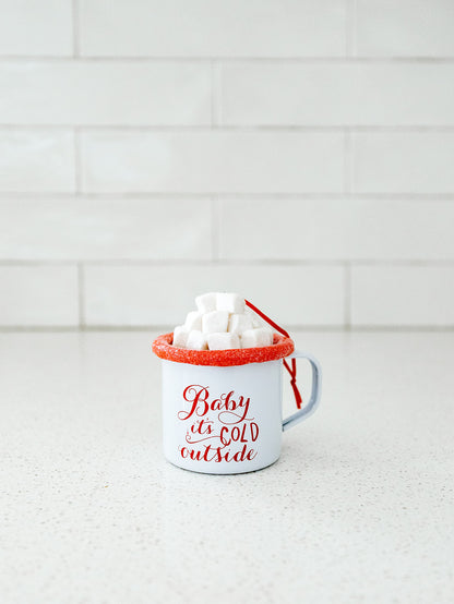 Hot Cocoa Mug Ornament - 2 Styles