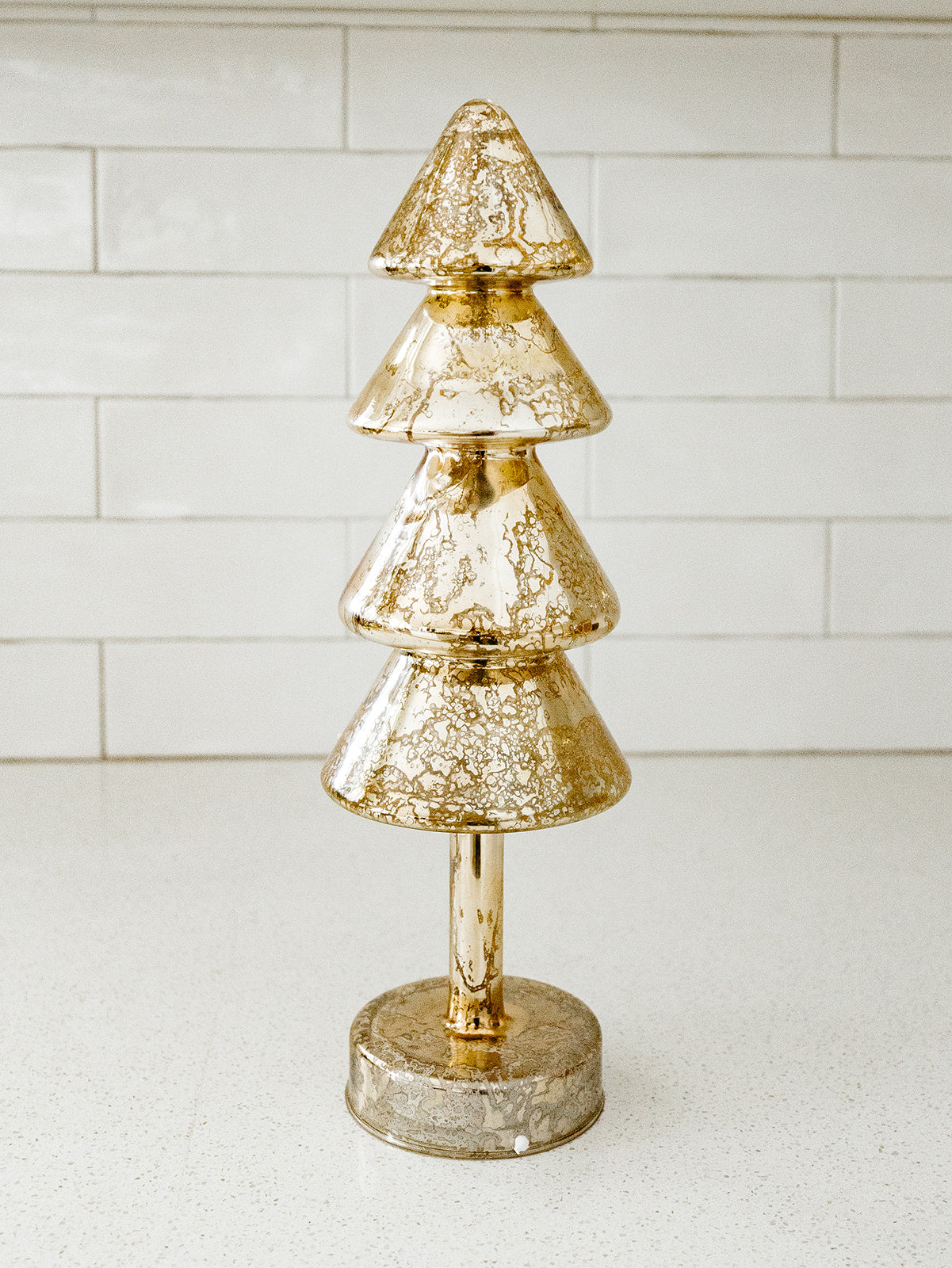 Noel Sparkle Tiered Spruce LED Gold Tree - 2 Sizes - Local pick up only