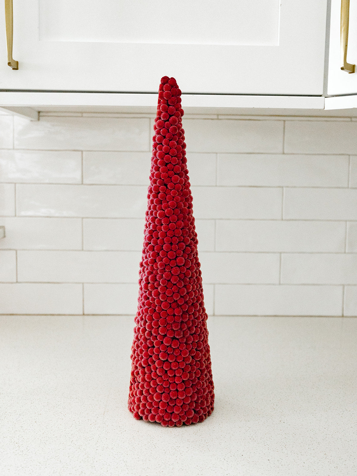 Icy Red Berry Cone Tree - 3 Sizes