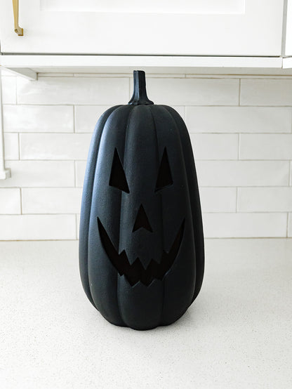Black Jack-O-Lantern with Light - 3 Sizes