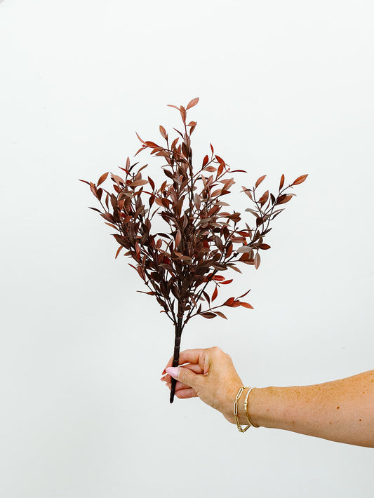 Brown Burgundy Willow Bush - 18"