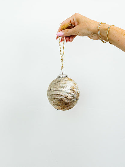 Antique Embossed Ornament - 2 Sizes